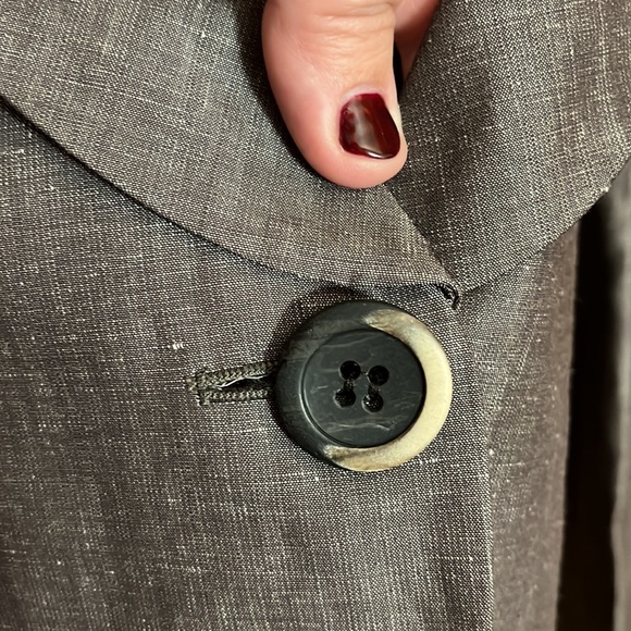 Lafayette 148 NY Size 12 Blazer Jacket Virgin Wool + Linen $488 NEWS - Picture 10 of 13